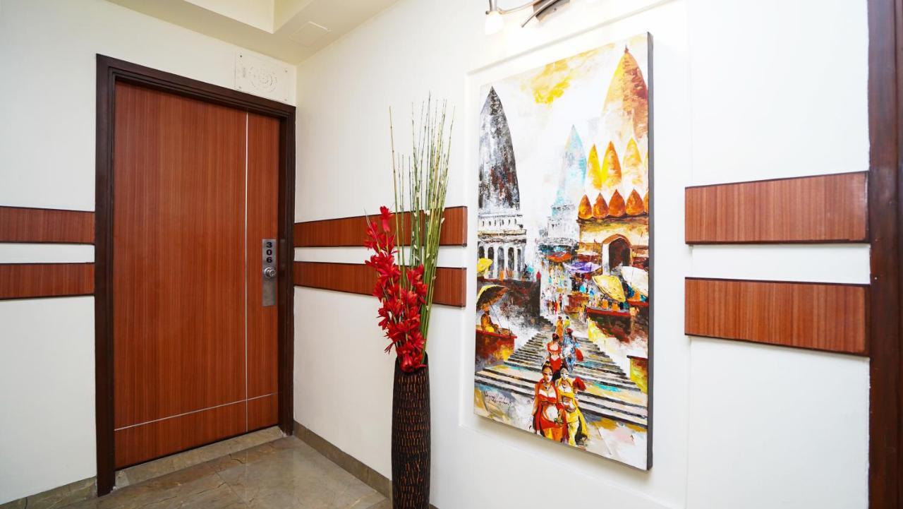 Hotel Pooja Palace Nuova Delhi Esterno foto